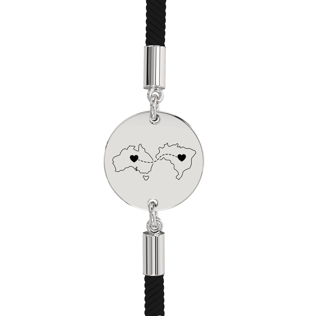 Bracelet Gravé Double Cartes