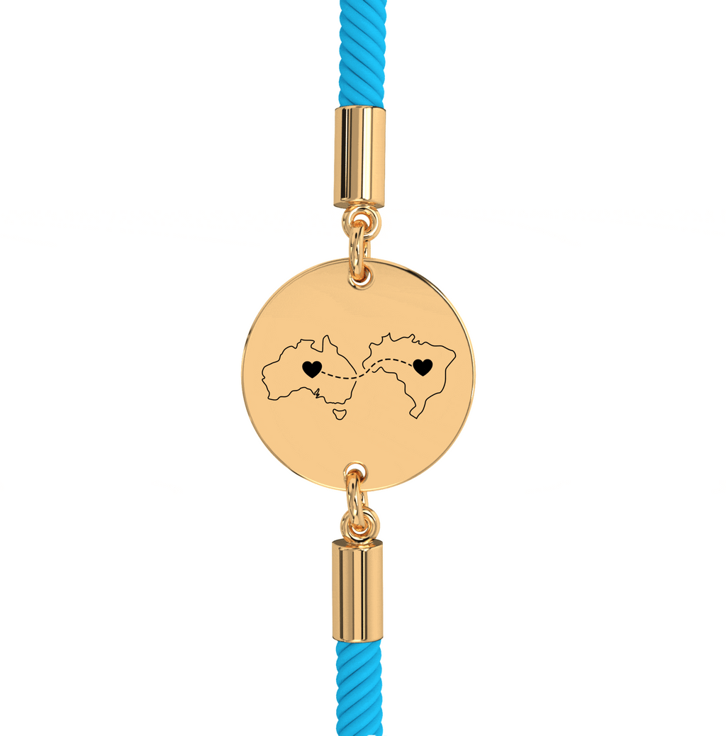 Bracelet Gravé Double Cartes