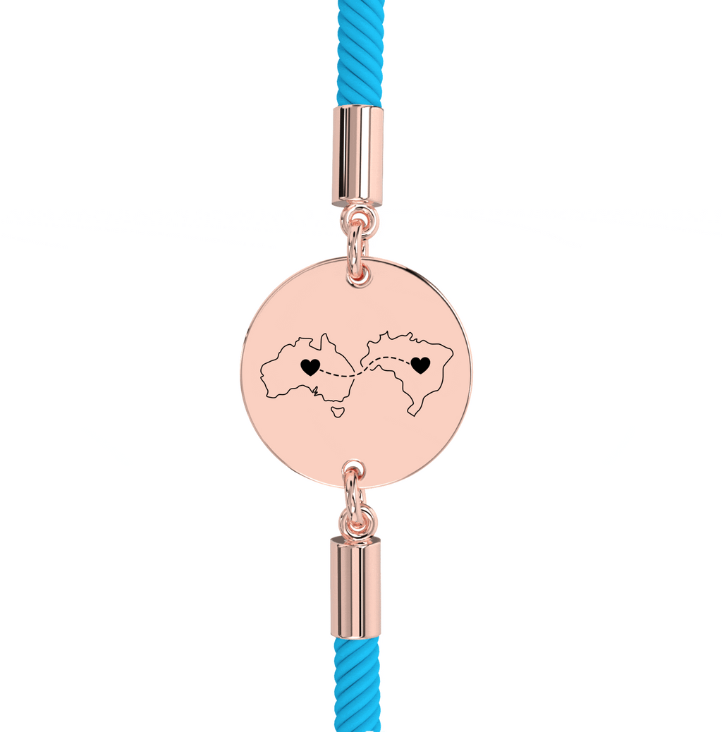 Bracelet Gravé Double Cartes