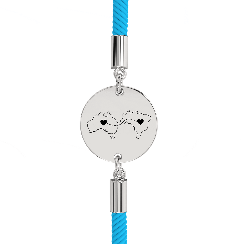 Bracelet Gravé Double Cartes