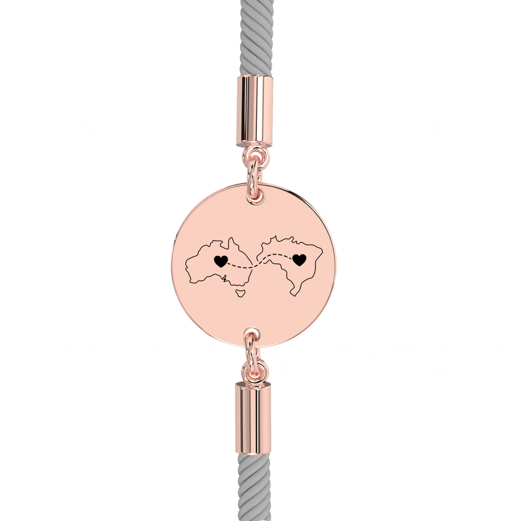 Bracelet Gravé Double Cartes