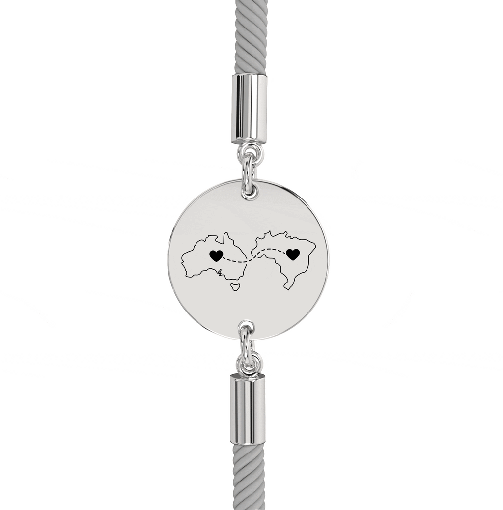 Bracelet Gravé Double Cartes