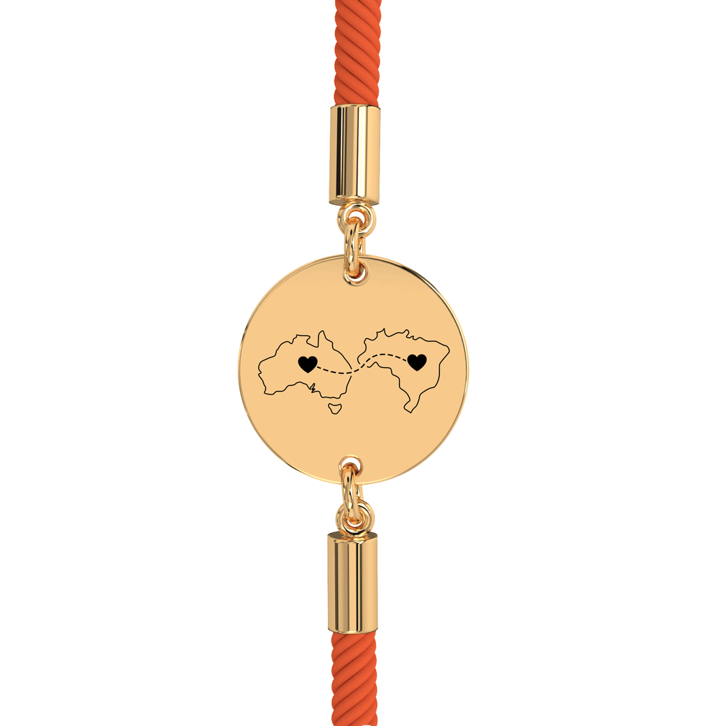 Bracelet Gravé Double Cartes