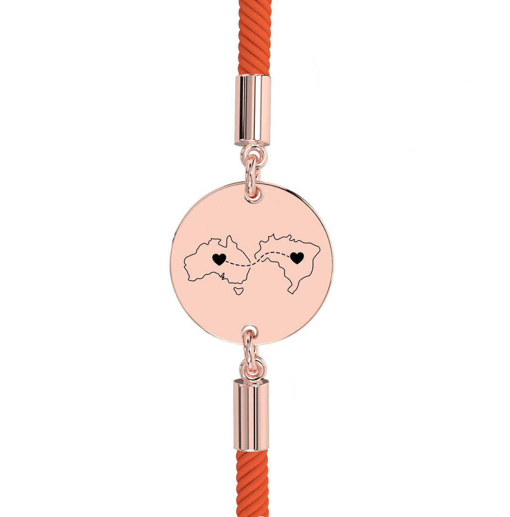Bracelet Gravé Double Cartes