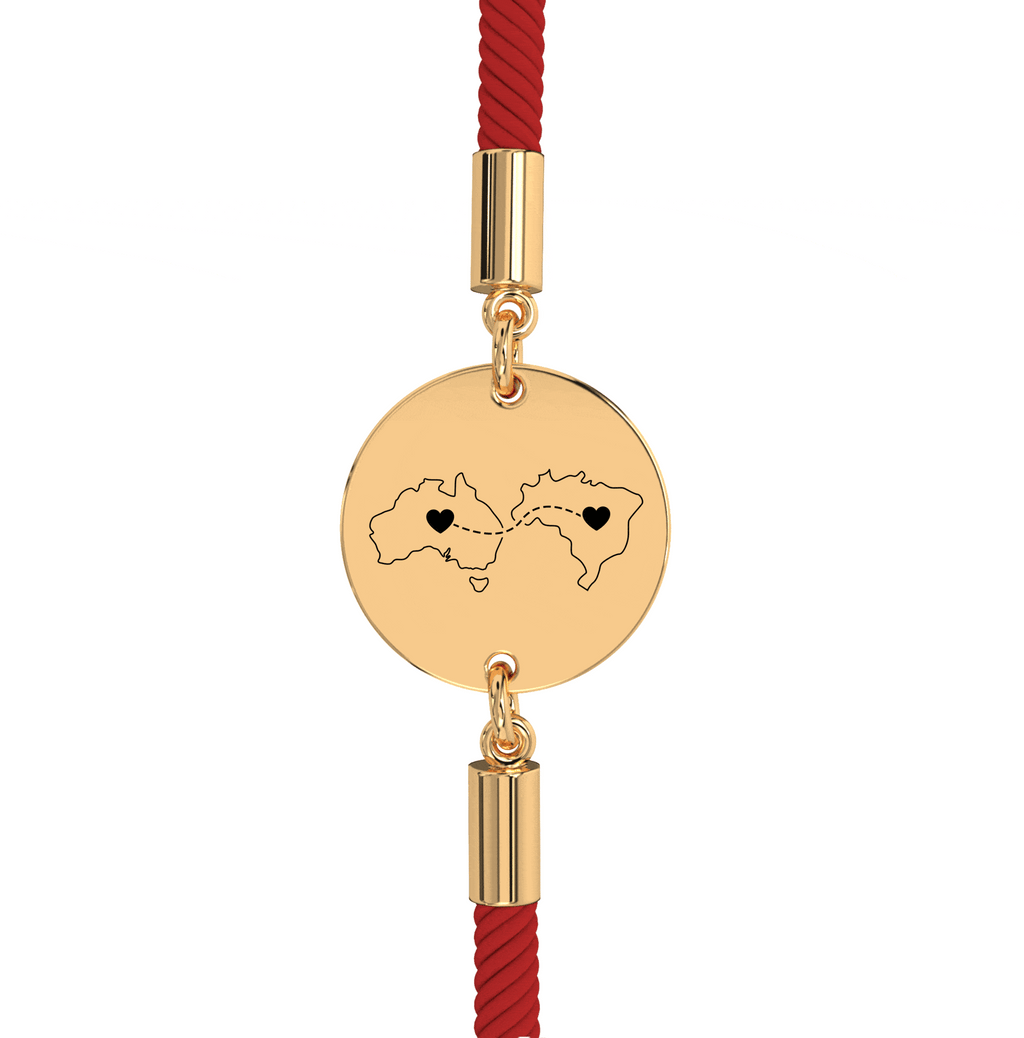 Bracelet Gravé Double Cartes