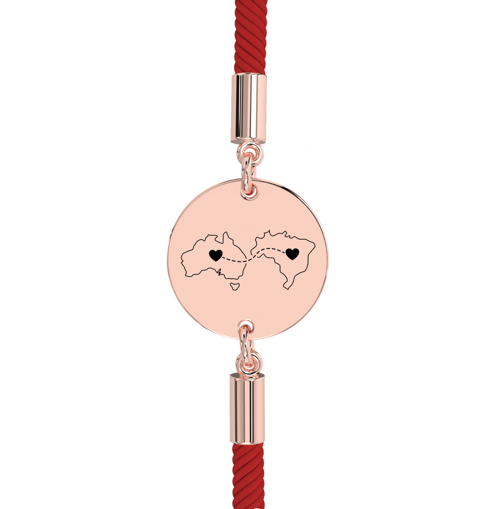 Bracelet Gravé Double Cartes