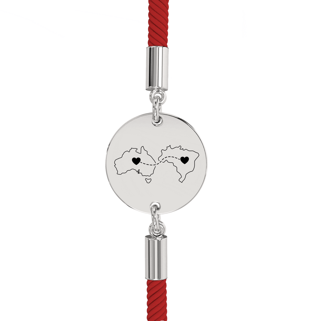 Bracelet Gravé Double Cartes