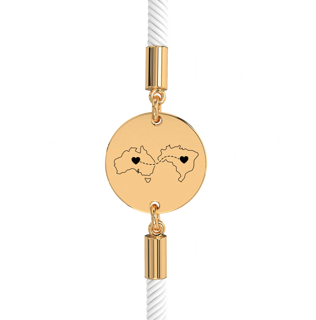 Bracelet Gravé Double Cartes