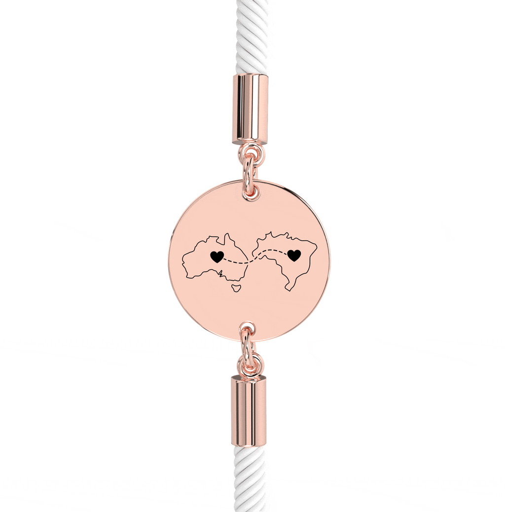 Bracelet Gravé Double Cartes