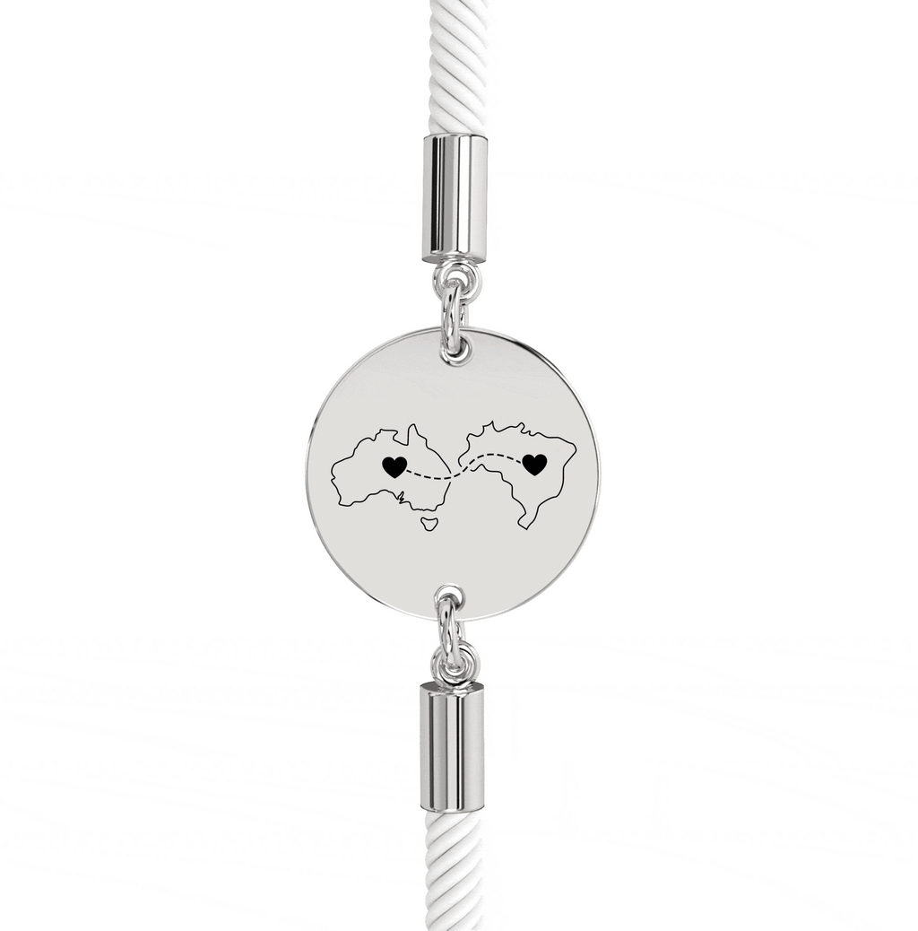 Bracelet Gravé Double Cartes