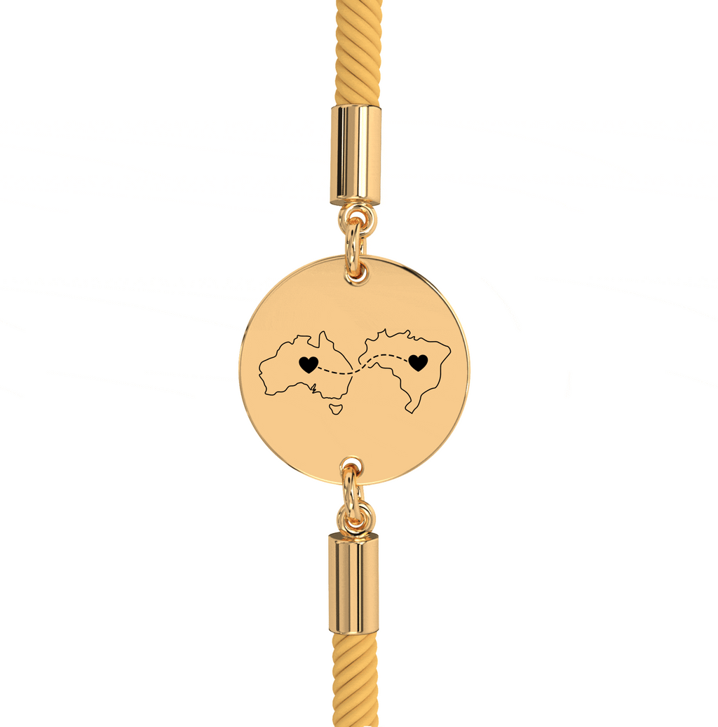 Bracelet Gravé Double Cartes