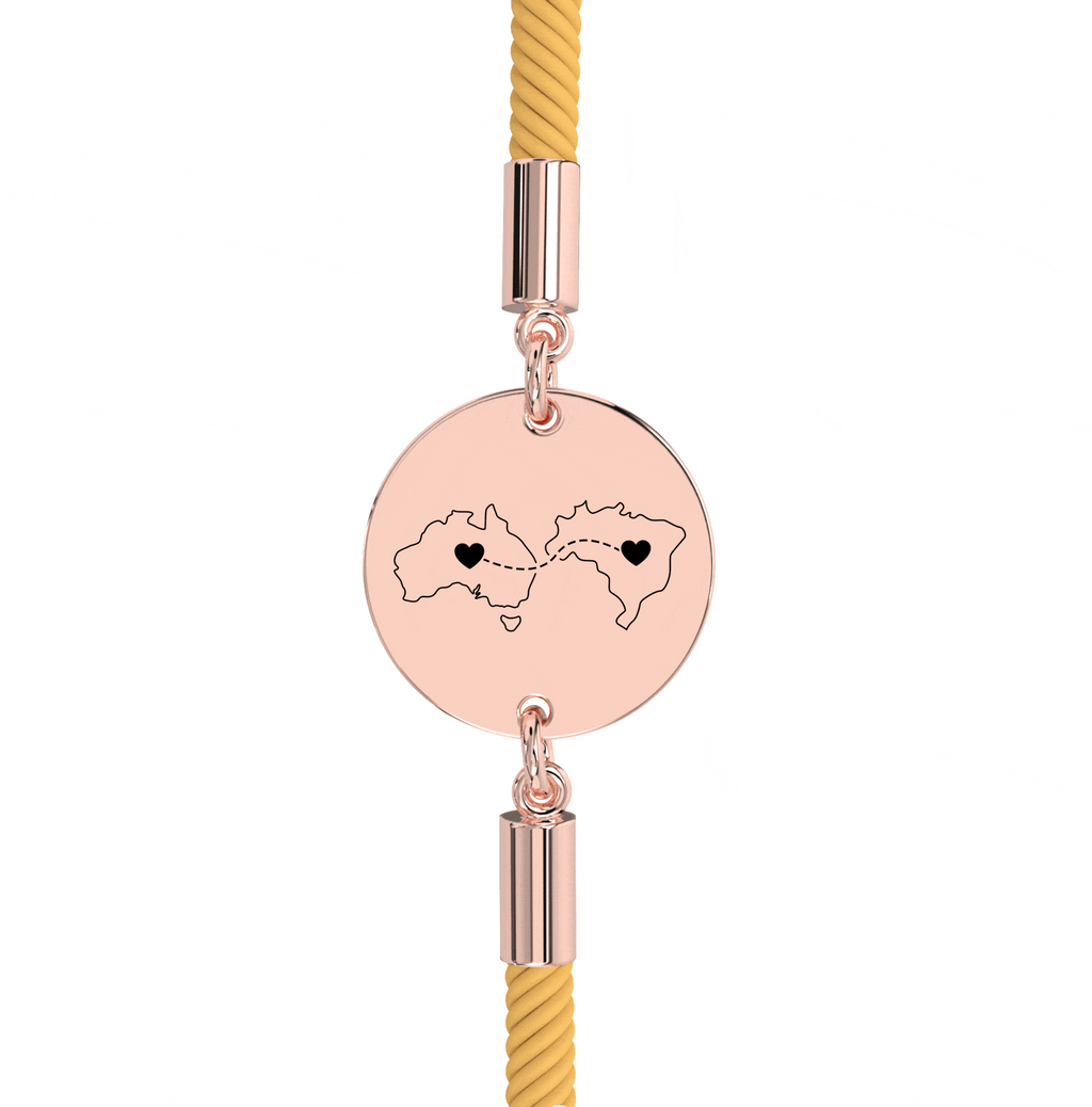 Bracelet Gravé Double Cartes