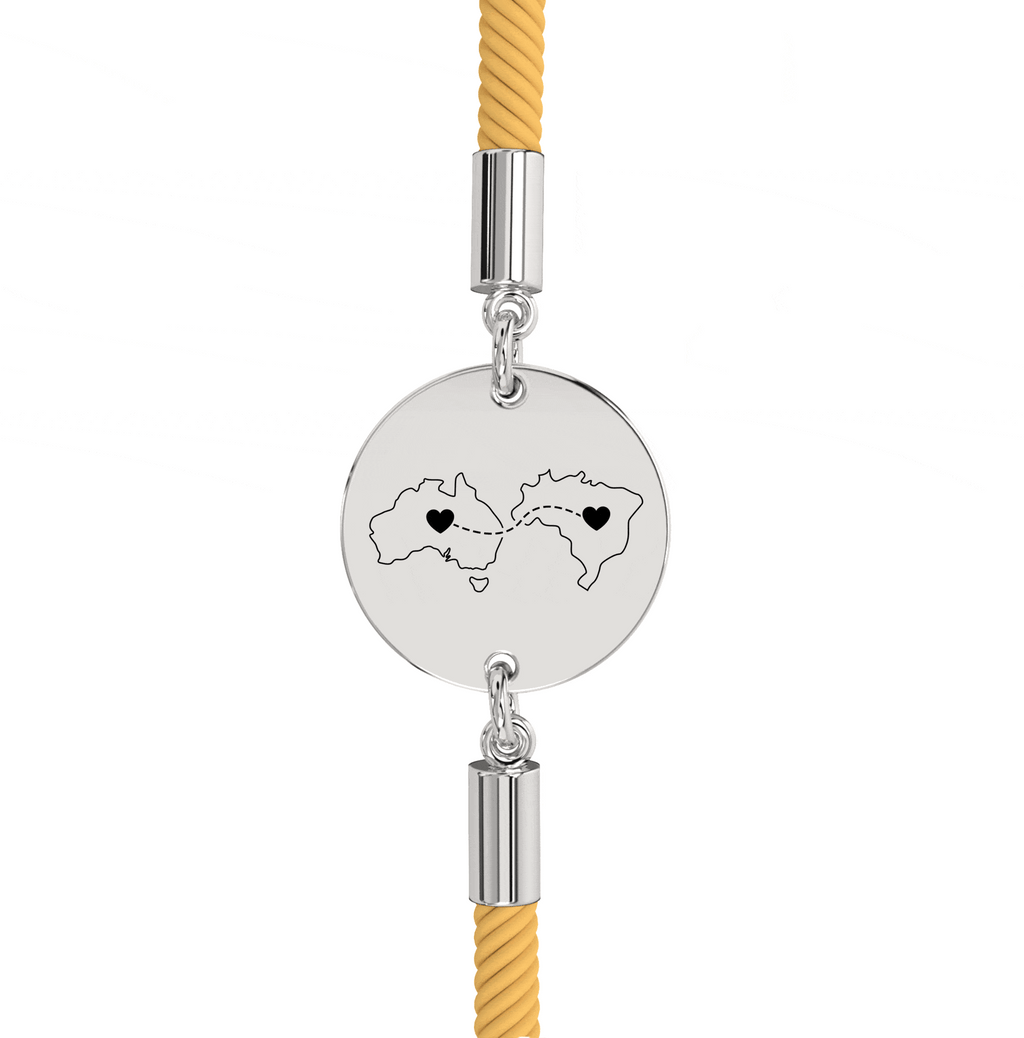 Bracelet Gravé Double Cartes