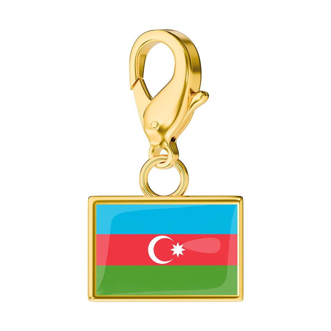 Flag & Map Charms Set