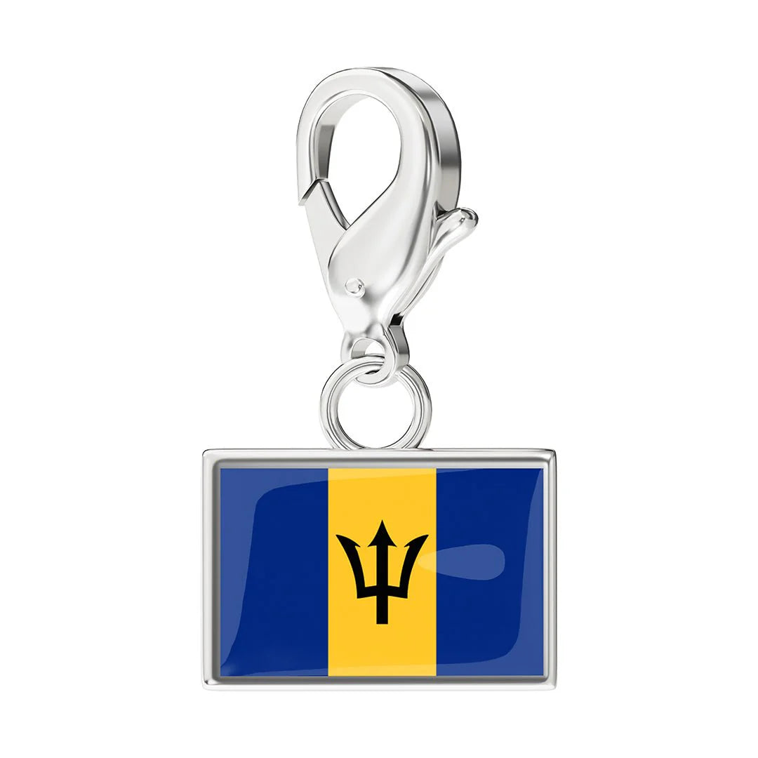 Flag & Map Charms Set