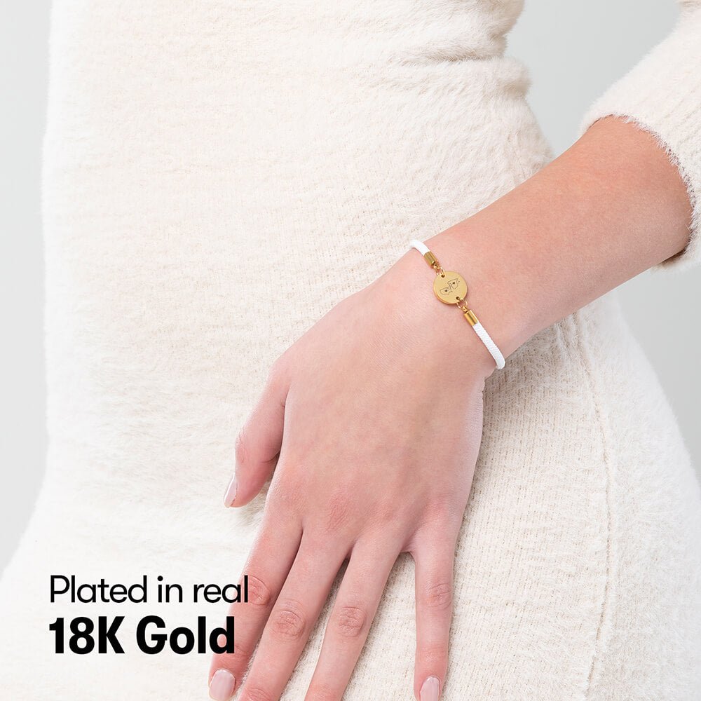 Dual Maps Engraved Bracelet - Life Change